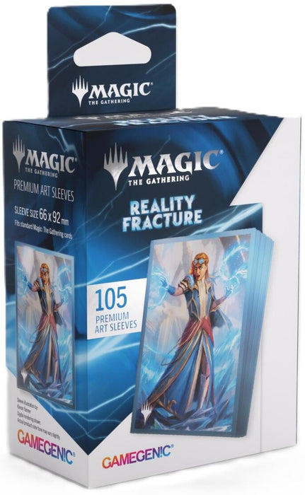Gamegenic Magic The Gathering Reality Fracture Premium Art Sleeves - Chandra, Chill of Compliance (66 x 92 mm) (105 Sleeves Per Pack)