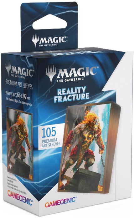 Gamegenic Magic The Gathering Reality Fracture Premium Art Sleeves - Ajani, Path of Vengeance (66 x 92 mm) (105 Sleeves Per Pack)