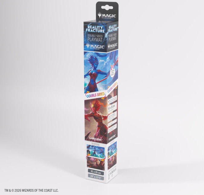 Gamegenic Magic The Gathering Reality Fracture Double-sided Playmat - Kiora of Salt and Sand/Kiora of Fire and Ashes
