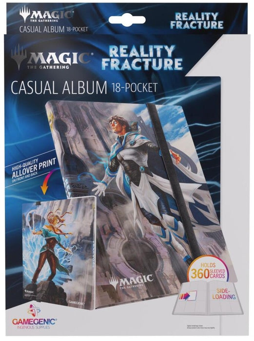 Gamegenic Magic The Gathering Reality Fracture Casual Album 18-Pocket - Tam Beleren, Conflicted/Jace, Building Reality