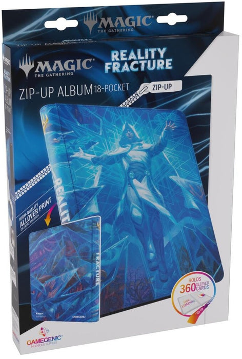 Gamegenic Magic The Gathering Reality Fracture Zip-Up Album 18-Pocket - Overwrite the Multiverse