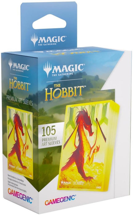 Gamegenic Magic The Gathering The Hobbit Premium Art Sleeves Smaug the Golden (66 x 92 mm) (105 Sleeves Per Pack)