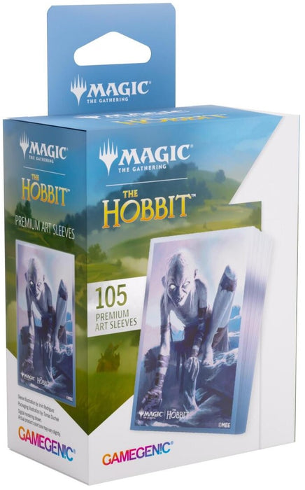 Gamegenic Magic The Gathering The Hobbit Premium Art Sleeves Gollum, Riddle Master (66 x 92 mm) (105 Sleeves Per Pack)
