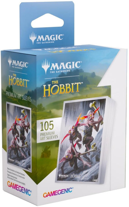Gamegenic Magic The Gathering The Hobbit Premium Art Sleeves Goblin Army Token (66 x 92 mm) (105 Sleeves Per Pack)