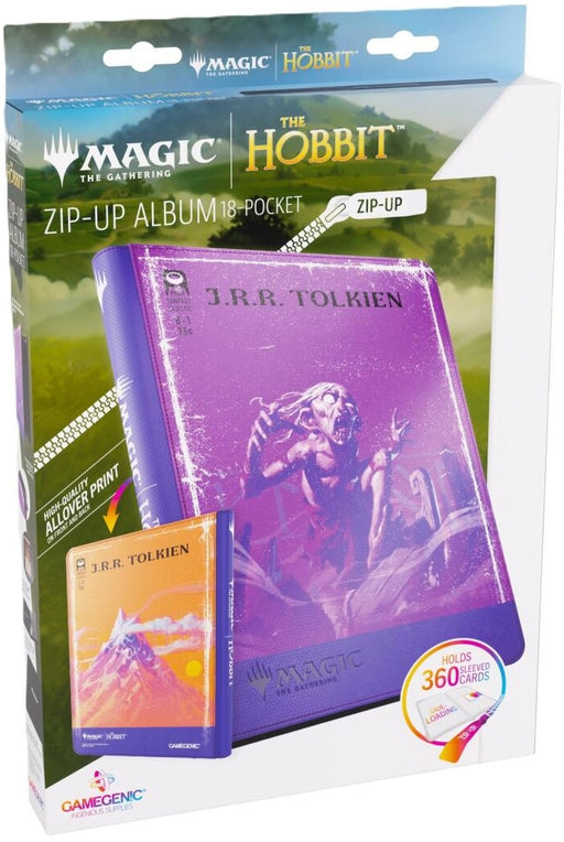 Gamegenic Magic The Gathering The Hobbit Zip-Up Album 18-Pocket Gollum, Riddle Master/The Lonely Mountain