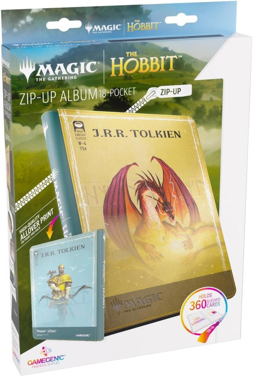 Gamegenic Magic The Gathering The Hobbit Zip-Up Album 18-Pocket Gleaming Splendor/The King of Dale