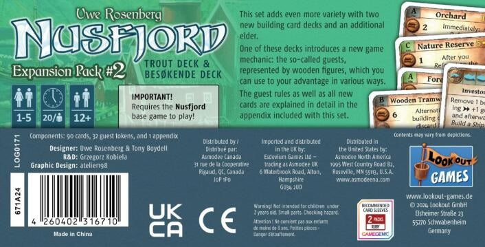 Nusfjord Expansion Collection 2 Trout And Besokende Decks