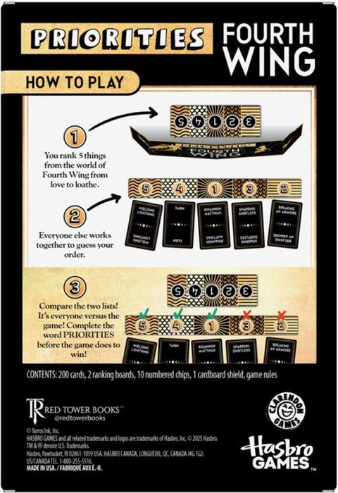 Priorities Fourth Wing