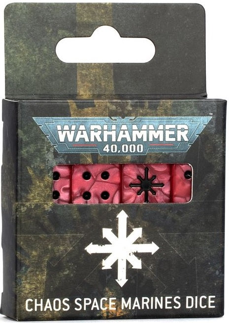 Warhammer 40K Chaos Marines Dice