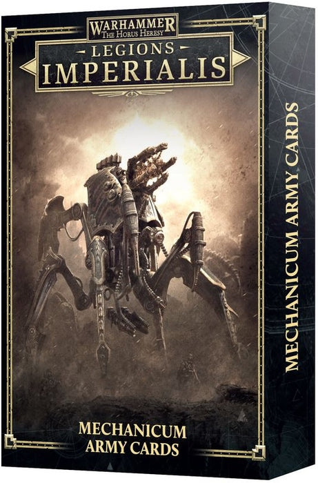 Warhammer The Horus Heresy Legions Imperialis Mechanicum Army Cards