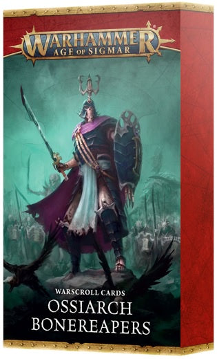 Warhammer Age of Sigmar Warscroll Cards: Ossiarch Bonereapers Pre Order