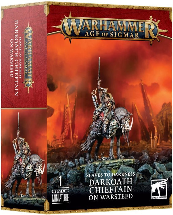 Warhammer Age of Sigmar Slaves to Darkness Darkoath Chieftain on Warsteed