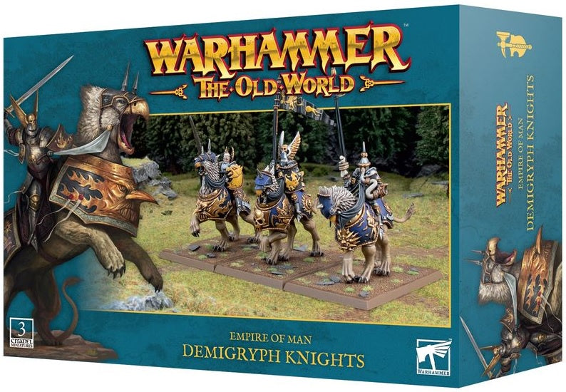 Warhammer The Old World Empire of Man Demigryph Knights