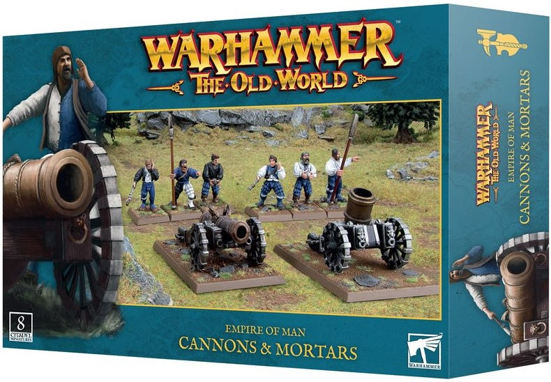 Warhammer The Old World Empire of Man Cannons & Mortars