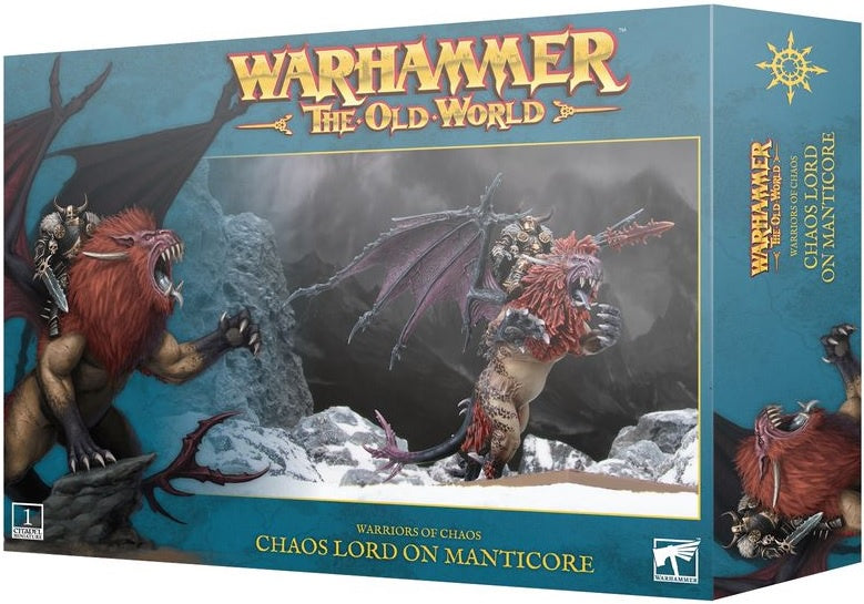 Warhammer The Old World Chaos Lord on Manticore