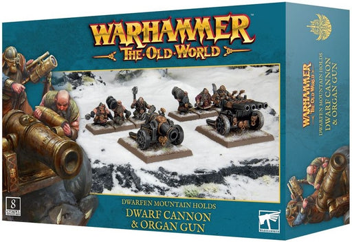 Warhammer The Old World Dwarf Cannon & Organ Gun