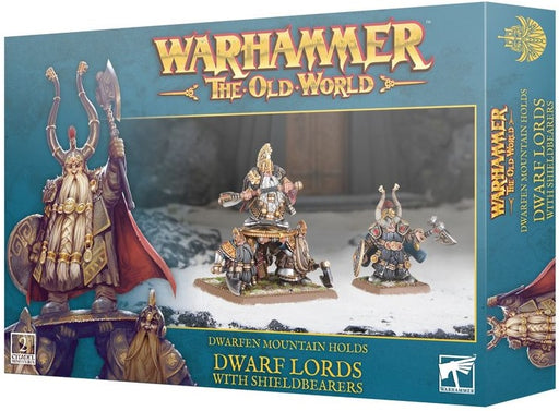 Warhammer The Old World Dwarf Lords with Shieldbearers