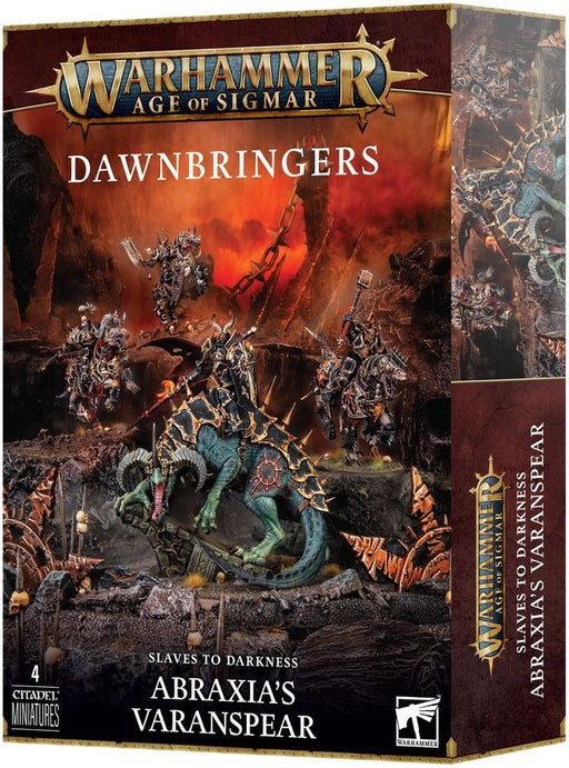 Warhammer Age Of Sigmar Dawnbringers Slaves To Darkness Abraxia's Varanspear Pre Order