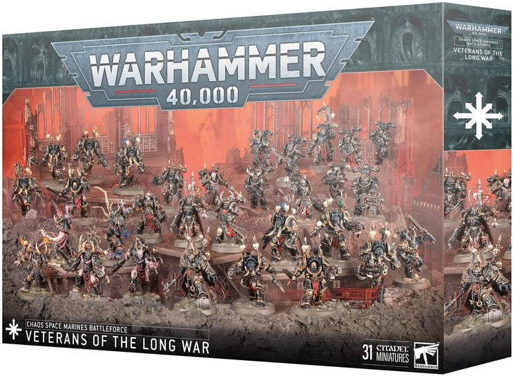 Warhammer 40K Chaos Marines Battleforce Veterans Of The Long War