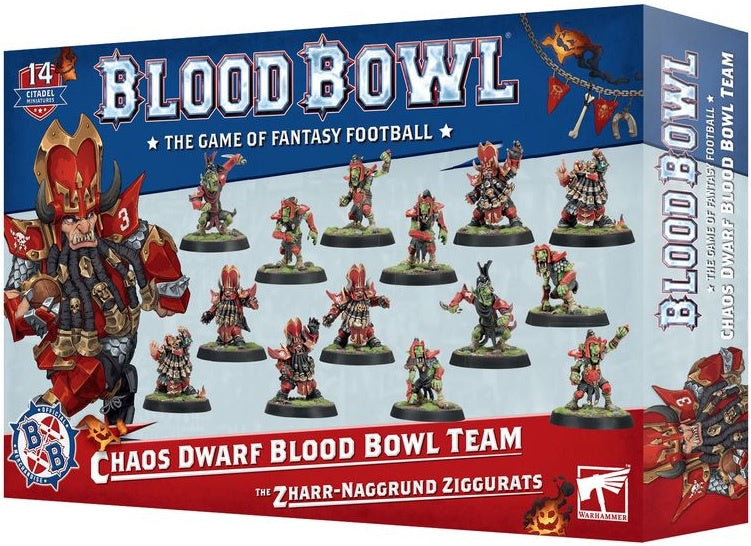 Blood Bowl Chaos Dwarf The Zharr-Naggrund Ziggurats