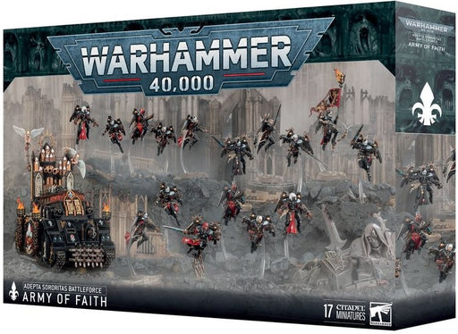Warhammer 40K Adepta Sororitas Battleforce Army of Faith Pre Order