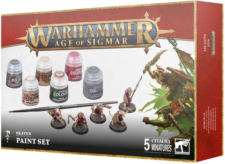 Warhammer Age Of Sigmar Skaven Paint Set