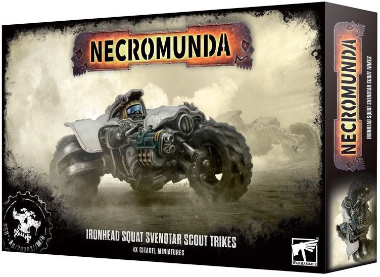 Necromunda Ironhead Squat Svenotar Scout Trikes Pre Order