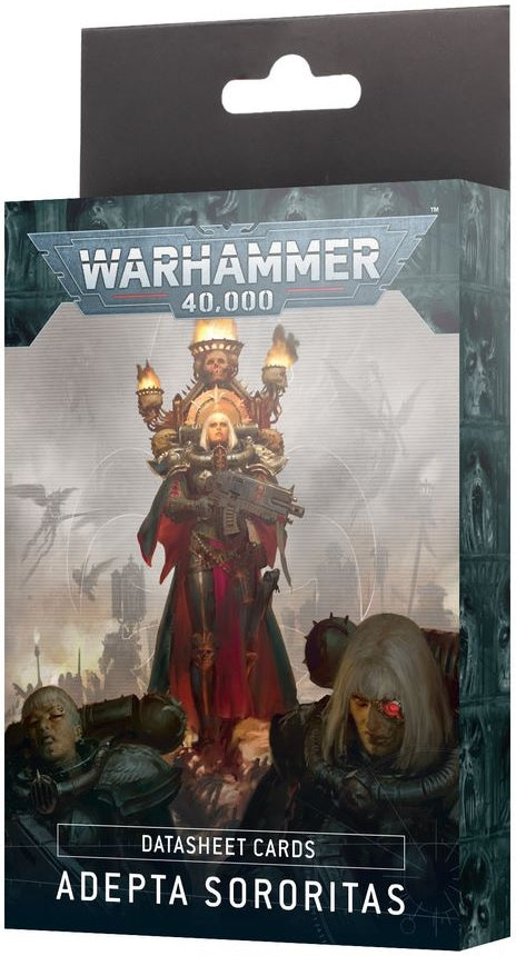 Warhammer 40K Adepta Sororitas Datasheet Cards