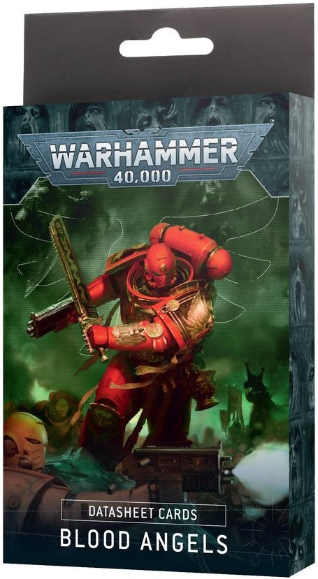 Warhammer 40K Blood Angels Datasheet Cards Blood Angels