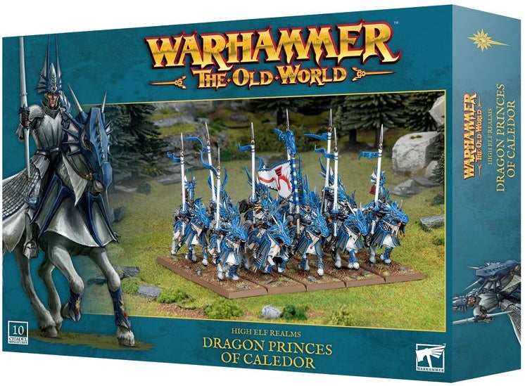 Warhammer The Old World High Elf Dragon Princes of Caledor