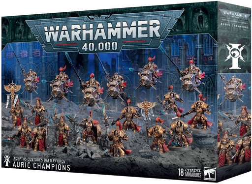 Warhammer 40,000 Adeptus Custodes Battleforce Auric Champions Pre Order