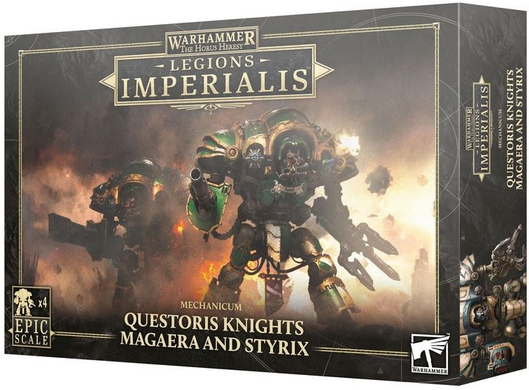 Warhammer The Horus Heresy Legions Imperialis Mechanicum Questoris Knights Magaera and Styrix