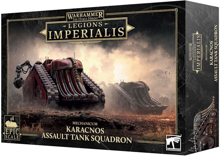 Warhammer The Horus Heresy Legions Imperialis Mechanicum Karacnos Assault Tank Squadron