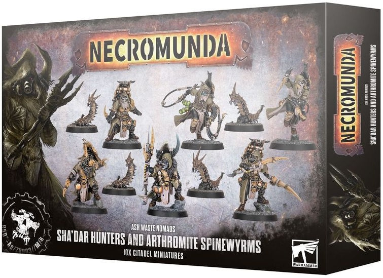 Necromunda Sha'dar Hunters and Arthromite Spinewyrms