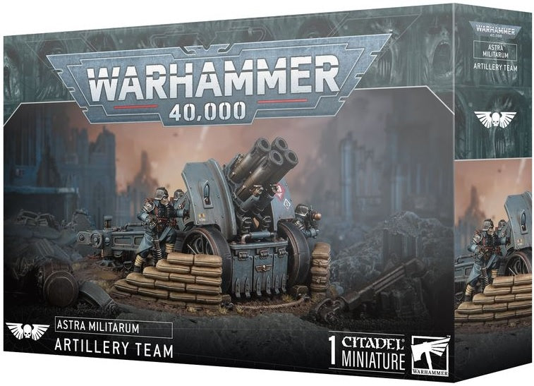 Warhammer 40K Astra Militarum Artillery Team