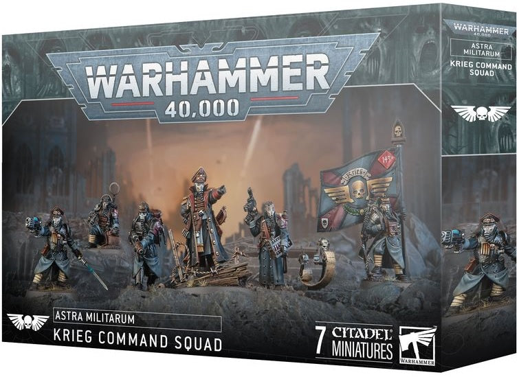 Warhammer 40K Astra Militarum Krieg Command Squad