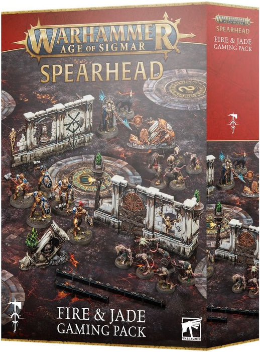 Warhammer Age Of Sigmar Spearhead Fire & Jade Gaming Pack