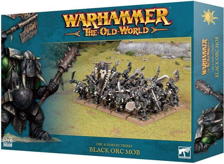 Warhammer The Old World Orc & Goblin Tribes Black Orc Mob