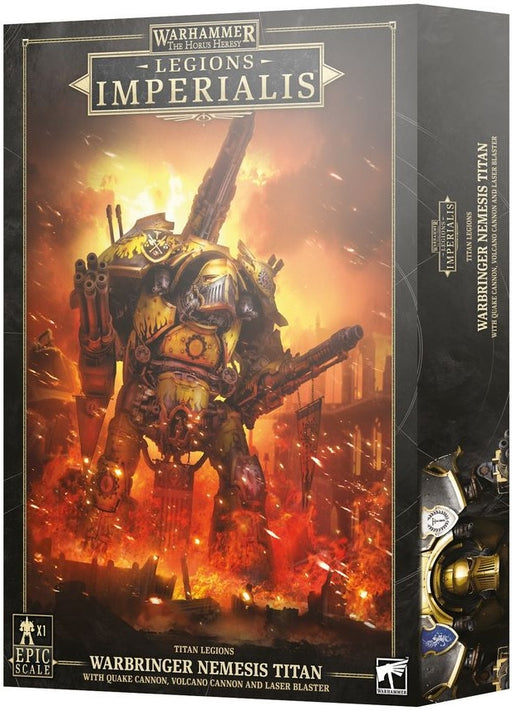 Warhammer The Horus Heresy Legions Imperialis Warbringer Nemesis Titan with Quake Cannon, Volcano Cannon and Laser Blaster