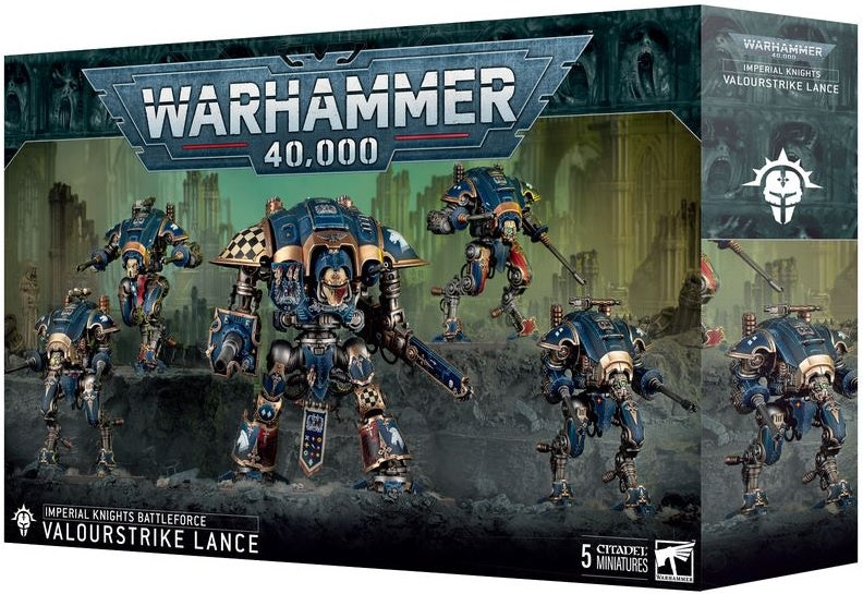 Warhammer 40K Imperial Knights Battleforce: Valourstrike Lance Pre Order