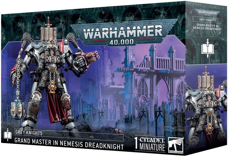 Warhammer 40,000 Grey Knights Grand Master in Nemesis Dreadknight