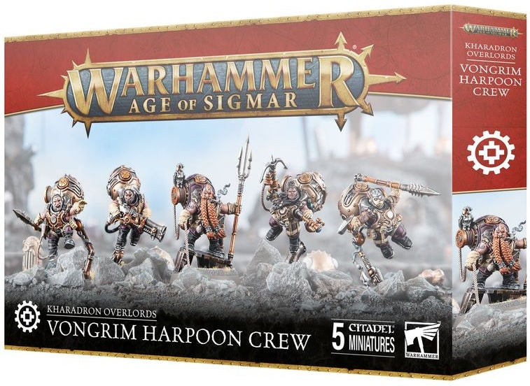 Warhammer Age Of Sigmar Kharadron Overlords Vongrim Harpoon Crew
