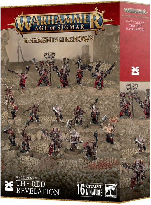 Warhammer Age Of Sigmar Blades Of Khorne Regiment of Renown The Red Revelation