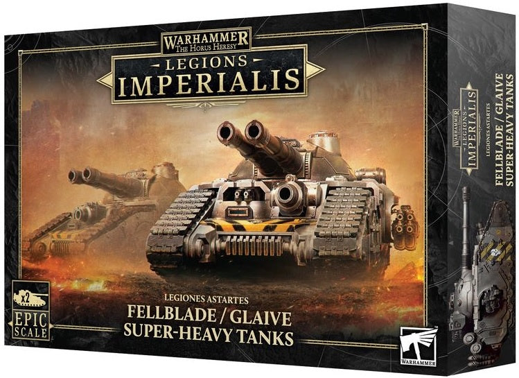 Warhammer The Horus Heresy Legions Imperialis Fellblade / Glaive Super-heavy Tanks Pre Order