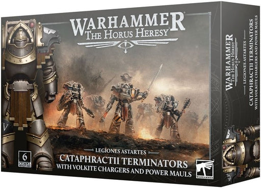 Warhammer The Horus Heresy Legiones Astartes Cataphractii Terminators with Volkite Chargers and Power Mauls