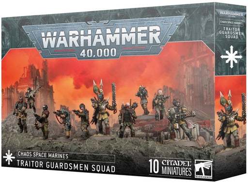 Warhammer 40,000 Chaos Space Marines Traitor Guardsmen Squad