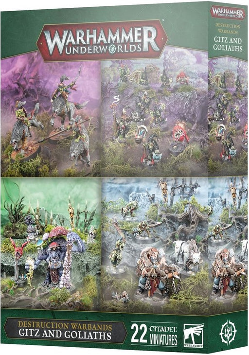 Warhammer Underworlds Destruction Warbands Gitz and Goliaths