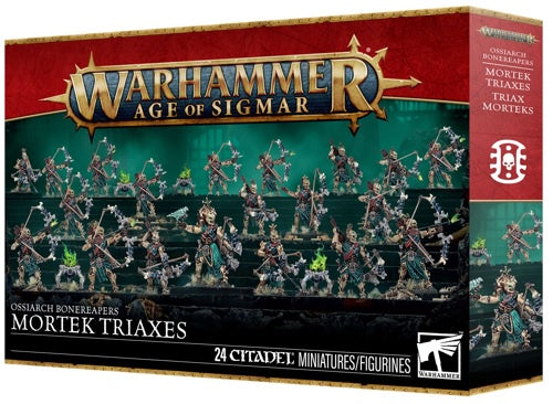 Warhammer Age of Sigmar Ossiarch Bonereapers Mortek Triaxes Pre Order