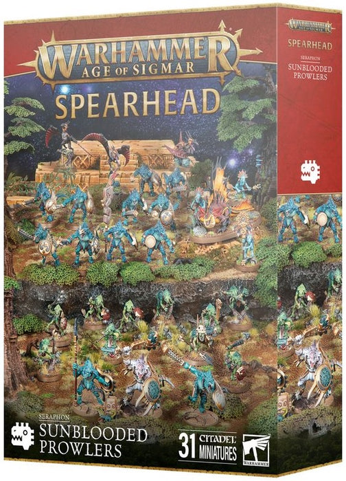 Warhammer Age Of Sigmar Spearhead Seraphon Sunblooded Prowlers