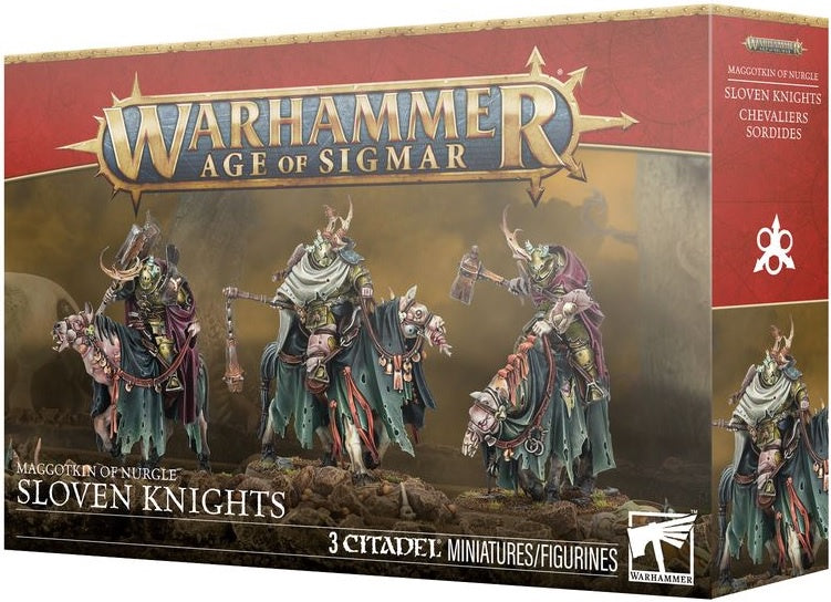 Warhammer Age Of Sigmar Maggotkin of Nurgle Sloven Knights Pre Order